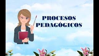 PROCESOS PEDAGÓGICOS [upl. by Dagney]