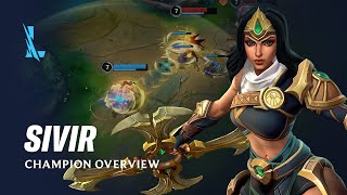 Sivir Champion Overview  Gameplay  League of Legends Wild Rift [upl. by Oicnerual]