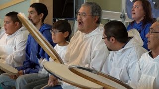 Dancers perform in Kotzebue ahead of Obamas arrival [upl. by Verneuil]