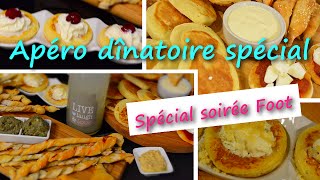 Apéro dînatoire spécial soirée Foot  Snacks  Desserts  Boisson  Ultra rapide [upl. by Nairb]