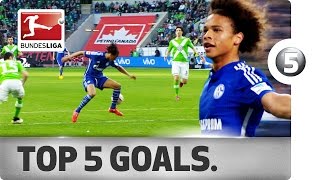 Leroy Sané – Top 5 Goals [upl. by Aicilef557]