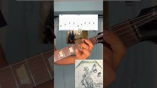 Harvester of Sorrow Guitar Lesson amp Tabs  Metallica metallica thrashmetal guitar [upl. by Kciredohr620]