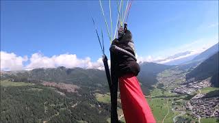 Paragliding Neustift Stubaital 05072024  Flug2 [upl. by Atinihc587]