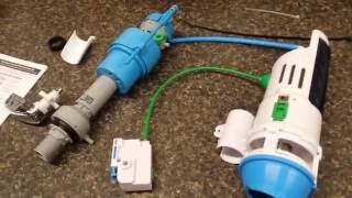 How to Install Fluidmasters 830VTGB Dual Flush Valve for Glacier Bay 1 Piece Toilets [upl. by Ehtylb67]