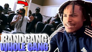 BANDGANG JAVAR BIGGS  Whole Gang Official Music Video REACTION [upl. by Yendirb420]