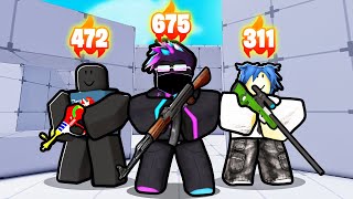 I played with THE 1 SQUAD in Roblox Rivals [upl. by Yecal]