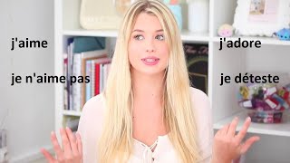 vocabulaire les goûts et les loisirs jaime je naime pas A2 كيف تتحدث عن هواياتك بالفرنسية ؟ [upl. by Nohtahoj]