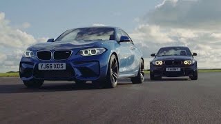 BMW M2 vs BMW 1M Coupe  Chris Harris Drives  Top Gear [upl. by Yrakaz]