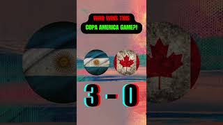 Argentina vs Canada Copa America  AI Prediction [upl. by Valida18]