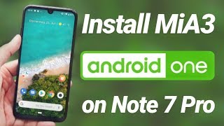 AndroidOne on Redmi Note 7 Pro  Mi A3 Rom Review amp Install [upl. by Aryam985]