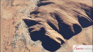 Uluru  Ayers Rock Outback Australia 3D animation generated from aerial photogrammetry [upl. by Meggi]