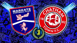 HIGHLIGHTS  LEAGUE8  Margate FC v Chatham Town FC H  17th October 2023 [upl. by Tucker]