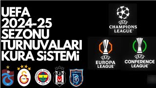 quotUEFA Şampiyonlar Ligi Avrupa Ligi ve Konferans Ligi Kura Sistemi 2024 Takımlarımızın Durumu ⚽🏆quot [upl. by Nac]