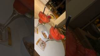 strawberry daiquiris cocktail food travel mallorca friends trendingshorts viralshorts [upl. by Bartholomeo99]