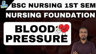 blood pressure nursing foundation  NURSING FOUNDATION 1  BSc NURSING 1ST SEM  BSc NURSING LECTURE [upl. by Yttocs47]