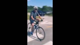 Joe Biden falling from his bike with goofy sounds [upl. by Anavas234]