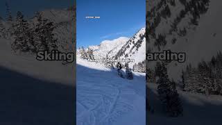 Skiing Vs snowboarding Pt1 [upl. by Othilia150]