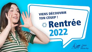 Cégep de SainteFoy  Rentrée 2022 [upl. by Rehpitsirhc]