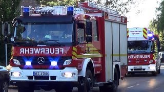 Feuer im Rathaus Einsatzfahrten Freiwillige Feuerwehr Voerde [upl. by Blaire831]