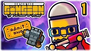 Gungeon NEW UPDATE  Part 1  Lets Play Enter the Gungeon A Farewell to Arms  PC Gameplay HD [upl. by Eimme170]