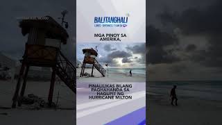 Hurricane Milton nanalasa sa Mexico Inaasahang tatama sa Florida USA shorts  Balitanghali [upl. by Hairas]