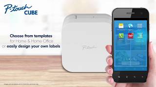 Smartphone Dedicated Label Maker Brother Ptouch CUBE [upl. by Inalem]