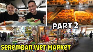 Pasar Besar Seremban  Wet Market Walking Tour [upl. by Annirtak]