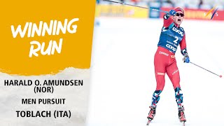 Amundsen opens 2024 with a scintillating win in Toblach  FIS Cross Country World Cup 2324 [upl. by Itsud]