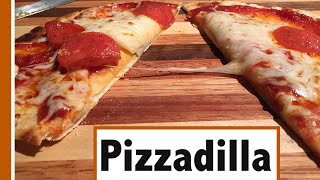 Make a Pizzadilla  Half quesadilla half pizza [upl. by Kcorb]