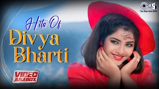 Hits Of Divya Bharti  Video Jukebox  Tujhe Na Dekhu Milne Ki Tum Aap Jo Mere  90s Superhits [upl. by Valerlan976]