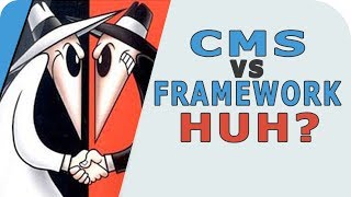 Confused What is a CMS or Framework  CMS vs Framework Difference [upl. by Dorie]