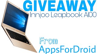 Innjoo LeapBook A100 Laptop International Giveaway by AppsForDroid [upl. by Leissam]