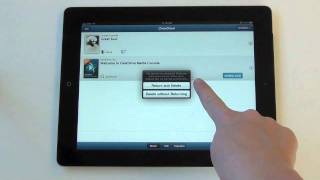 Returning and Deleting an eBook Using the Overdrive Media Console iPad [upl. by Keelia]