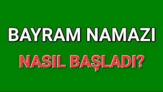 RAMAZAN BAYRAMI NAMAZI RESULULLAHIN UYGULAMALARI NİÇİN TERK EDİLDİ gündeme özel [upl. by Dajma]