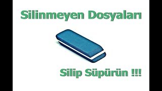 Silinemeyen Dosyalar Nasıl Silinir [upl. by Beberg]