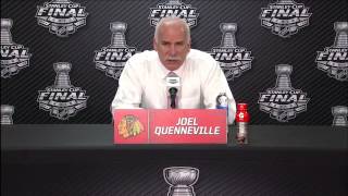 Joel Quenneville Press Conference 061015 [upl. by Leak]