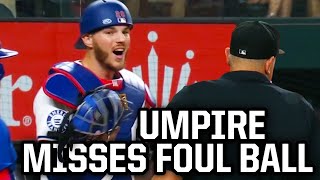 Umpire misses COSTLY foul ball call a breakdown [upl. by Haidedej]