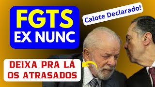 STF DECIDE SOBRE REVISÃO DO FGTS E ACEITA SUGESTÃO DO GOVERNO PREJUDICANDO MILHÕES DE TRABALHADORES [upl. by Namien]