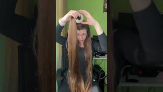 Hairstyle Long hair hairstyle hairtutorial hairtok beauty [upl. by Neral160]