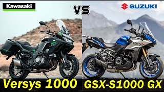 Kawasaki Versys 1000 vs Suzuki GSXS1000 GX  Comparison TM [upl. by Nurav]