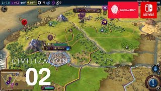 Civilization 6 Switch Gameplay Walkthrough Part 2 [upl. by Saravat]