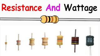 How To Identify The Resistor WattageThe importance of wattage in Resistors Urdu Hindi [upl. by Yllop]