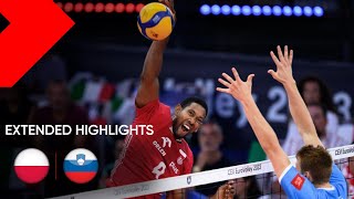 POLAND vs SLOVENIA I Extended Match Highlights I SemiFinals CEV EuroVolley 2023 [upl. by Arnaldo]