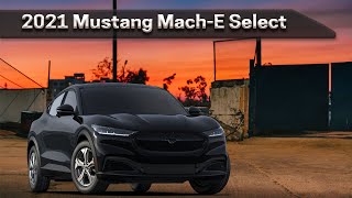 2021 Ford Mustang Mach E Select  A look at the style features cargo dimensions and more [upl. by Adamo]