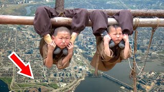 रोंगटें खड़े हो जायेंगे इन बच्चों की कुंगफू ट्रैनिग देखकर  Toughest Kungfu Training of Shaolin Kids [upl. by Kaja]