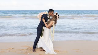 Jaw Dropping Hawaiian Elopement  Elope in Oahu Hawaii  Adventure Wedding Films [upl. by Devine]