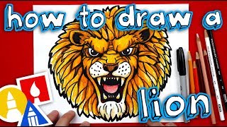 How To Draw A Realistic Lion [upl. by Arodnahs336]