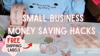 SMALL BUSINESS HACKS FOR SAVING MONEY small business budget friendly packaging hacksfree packaging [upl. by Hcir]