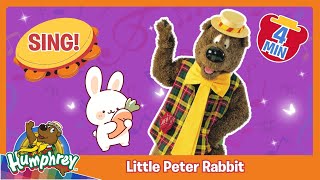 Nursery Rhyme SingAlong  Little Peter Rabbit with HUMPHREY  Educational for Kids [upl. by Eidnac181]