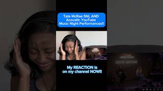 Tate McRae LIVE Performances reaction trending tatemcrae tate greedy snl viral calgory [upl. by Cameron622]